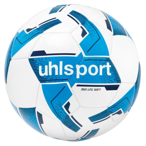 Uhlsport Fußball 350 Lite Soft Gr. 5 weiß/cyan/marine