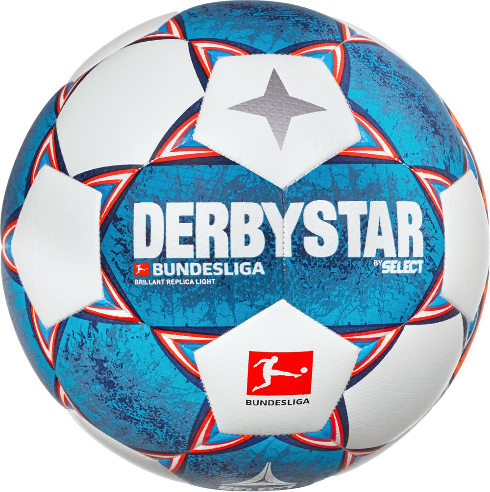 5 Fußball Derbystar STRATOS PRO TT HS 10er-Ballpaket weiß/orange/gelb Gr 