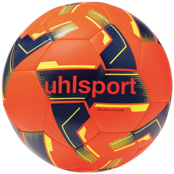 Uhlsport Fußball 290 Ultra Lite Synergy fluo orange / marine / fluo gelb