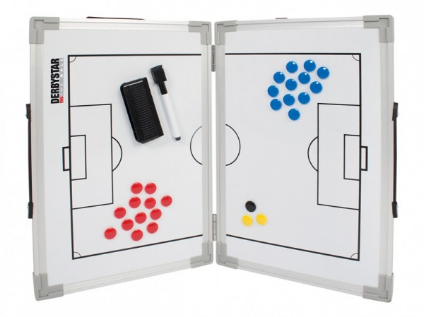 Derbystar Taktiktafel Fußball weiß