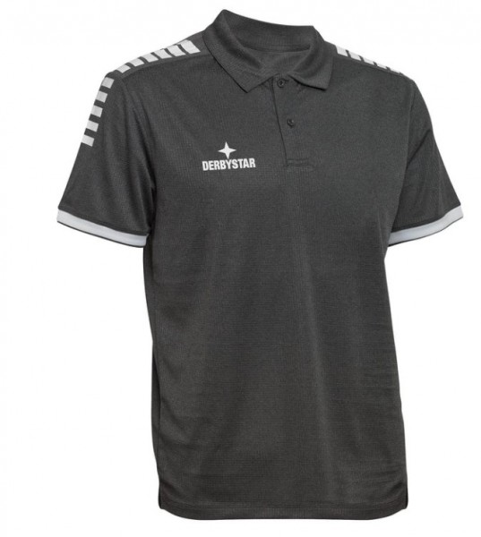 Derbystar Primo Poloshirt grau weiß (exklusiv für Mitglieder des BSC Güls)