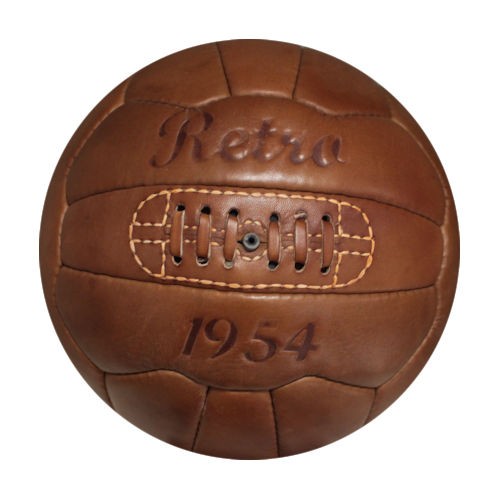 Fußball Retro 1954, Echtlederball, Retrofußball