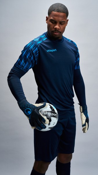 Uhlsport Torwarthandschuhe Speed Contact Supergrip+ marinbe/schwarz/blau