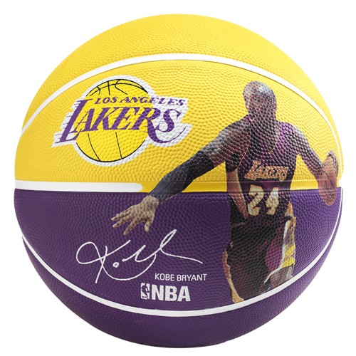 Spalding Basketball NBA Player Ball "Kobe Bryant" purple/gelb