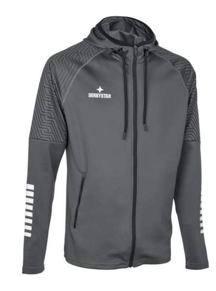 Derbystar Primo Kaputzenjacke grau weiß (exklusiv für Mitglieder des BSC Güls)