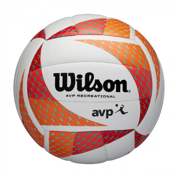 Wilson Beachvolleyball AVP weiß/orange/schwarz