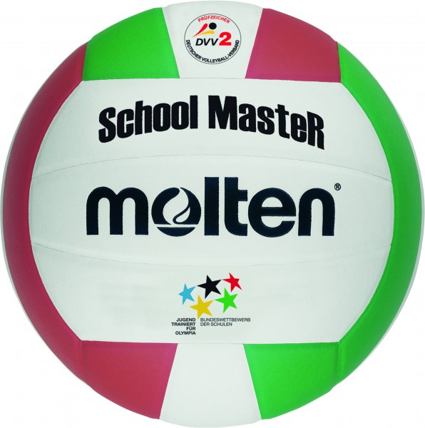 Molten Hallenvolleyball V5SMC 10er Ballpaket inkl. Ballnetz