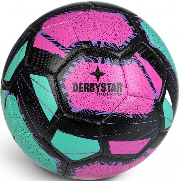 Derbystar Fußball Street Soccer v23 grün/pink/schwarz Gr. 5