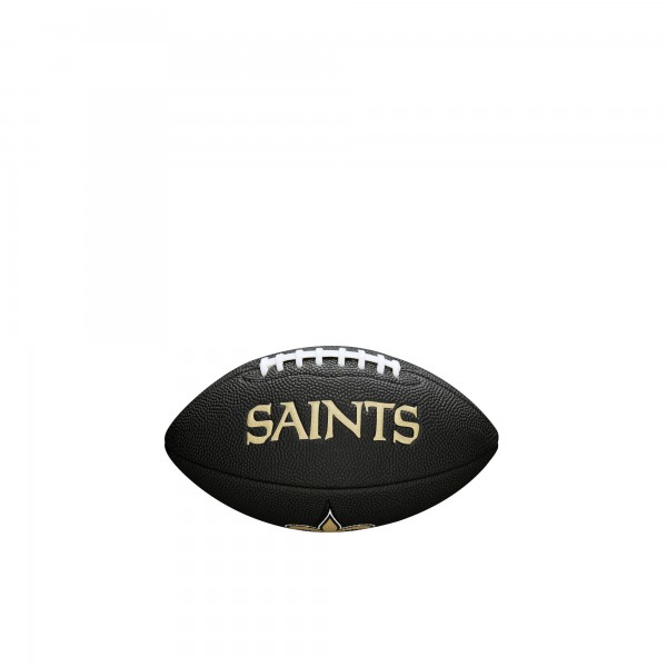 Wilson Football NFL Team Logo Mini New Orleans Saints WTF1533BLXBNO