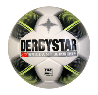 Derbystar Fußball Brillant APS schwarz/weiß/gelb Gr.5