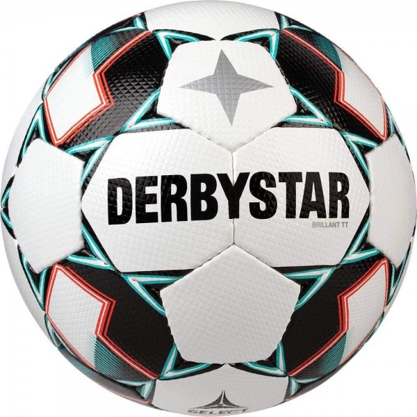 Derbystar Fussball Brillant TT weiss grün schwarz Gr. 5