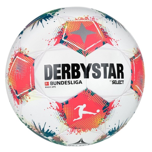 Derbystar Fußball Bundesliga Magic APS v25 10er Ballpaket + Ballnetz Gr. 5