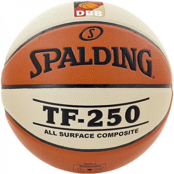 Spalding Basketball DBB TF 250 Gr. 6 Orange/Weiß