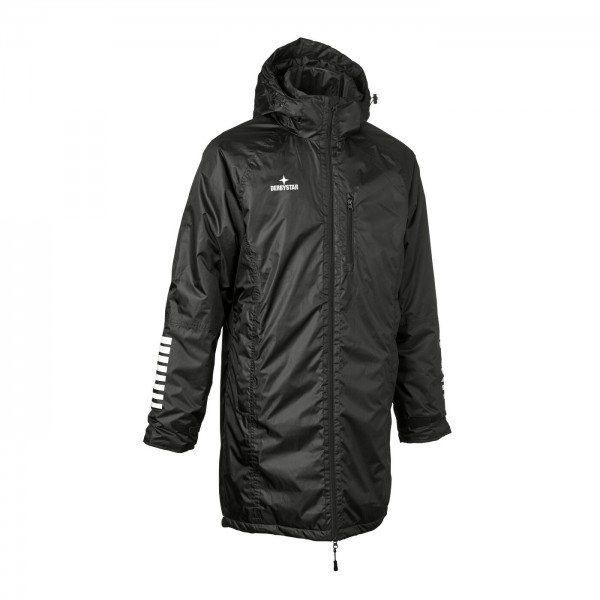 Derbystar Primo Stadionjacke schwarz weiß (exklusiv für Mitglieder des BSC Güls)