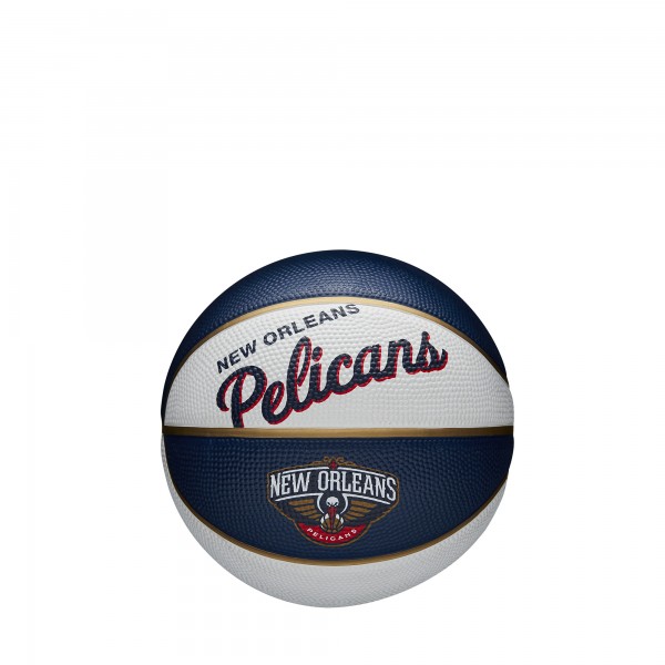 Wilson Basketball NBA Team Retro Silver Mini