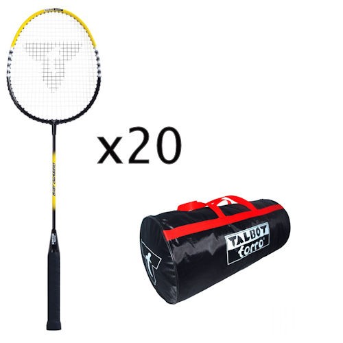 Talbot-Torro Badmintonschläger Bisi Classic Schlägerpaket incl. Tasche